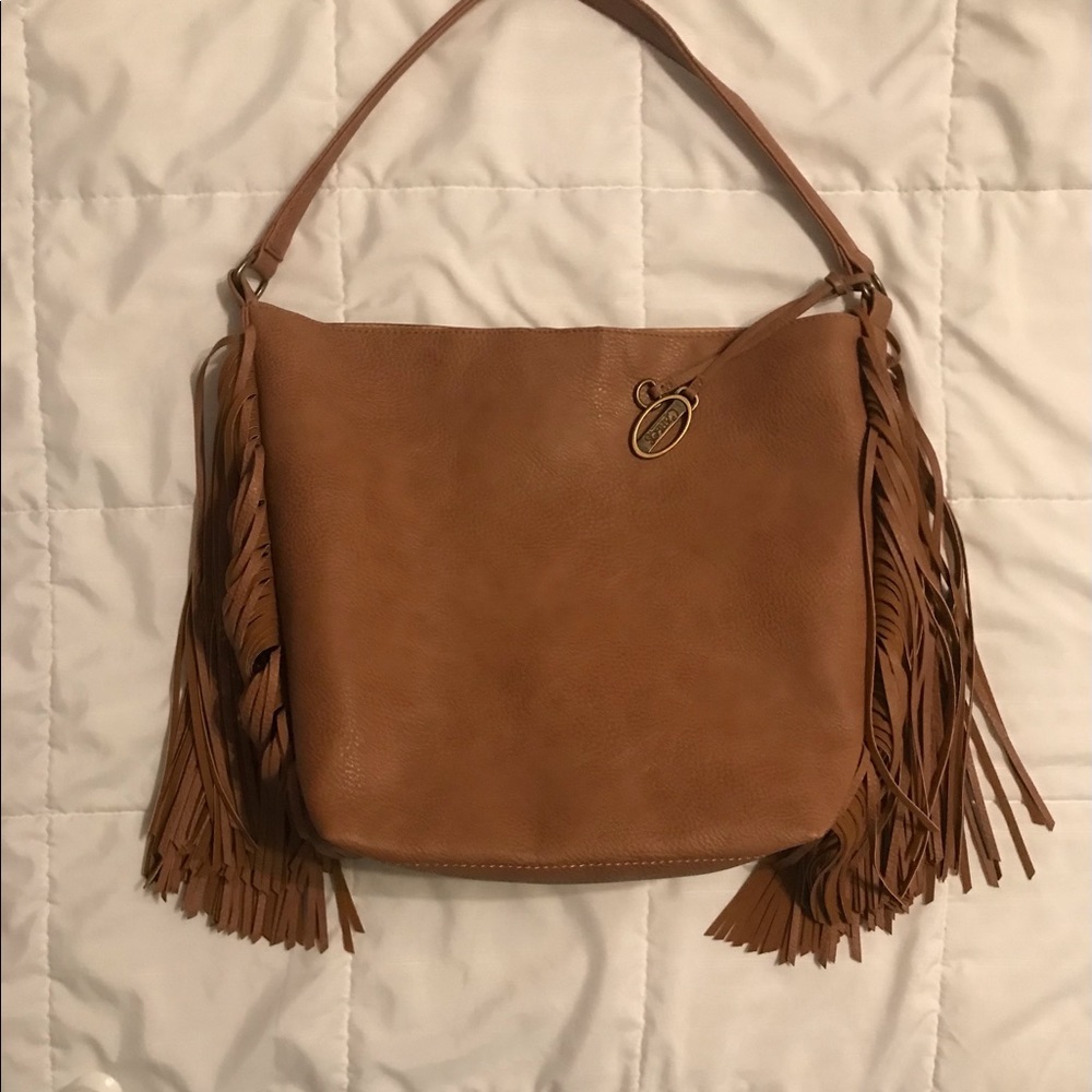 Barely Used Carlos Santana Fringe Tote Bag